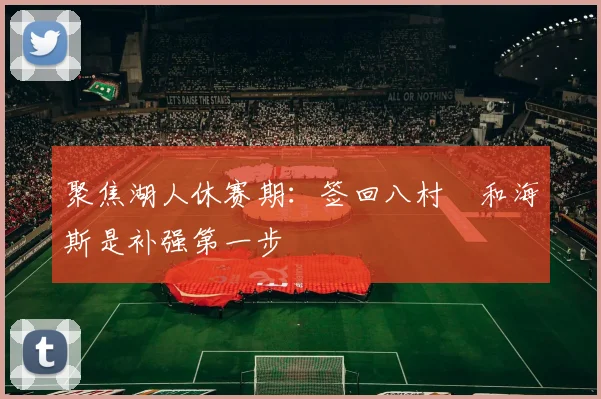 聚焦湖人休赛期：签回八村塁和海斯是补强第一步